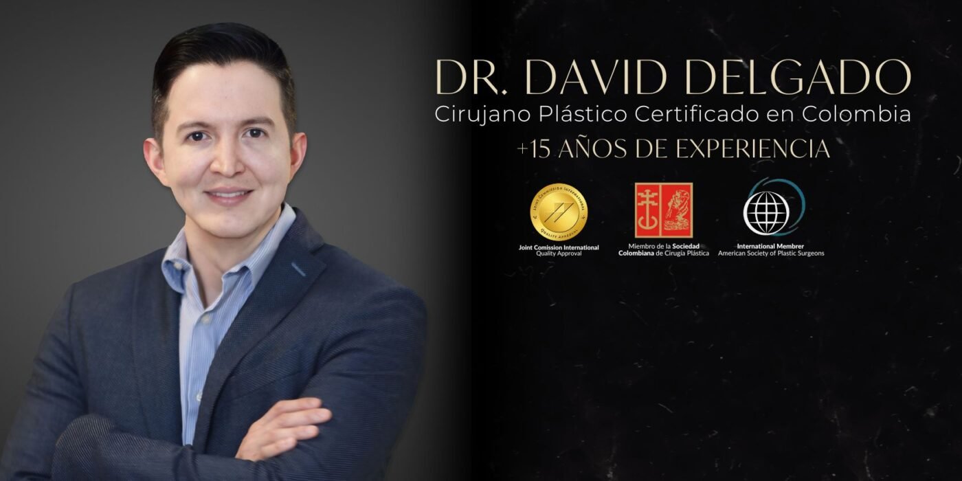 David Delgado Cirujano Plástico certificado de la Ciudad de Medellín, Colombia