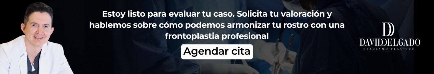 Frontoplastia en Colombia con el cirujano plástico de Medellín David Delgado