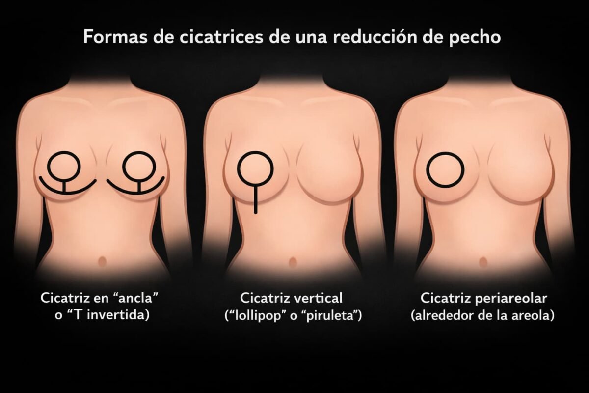 tipos de cicatrices de senos1 - Dr David Delgado - cirujano plástico - Medellín Colombia
