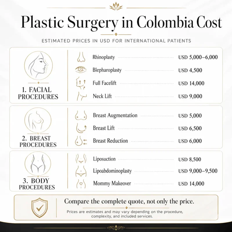 plastic surgery in Colombia cost- Dr. David Delgado