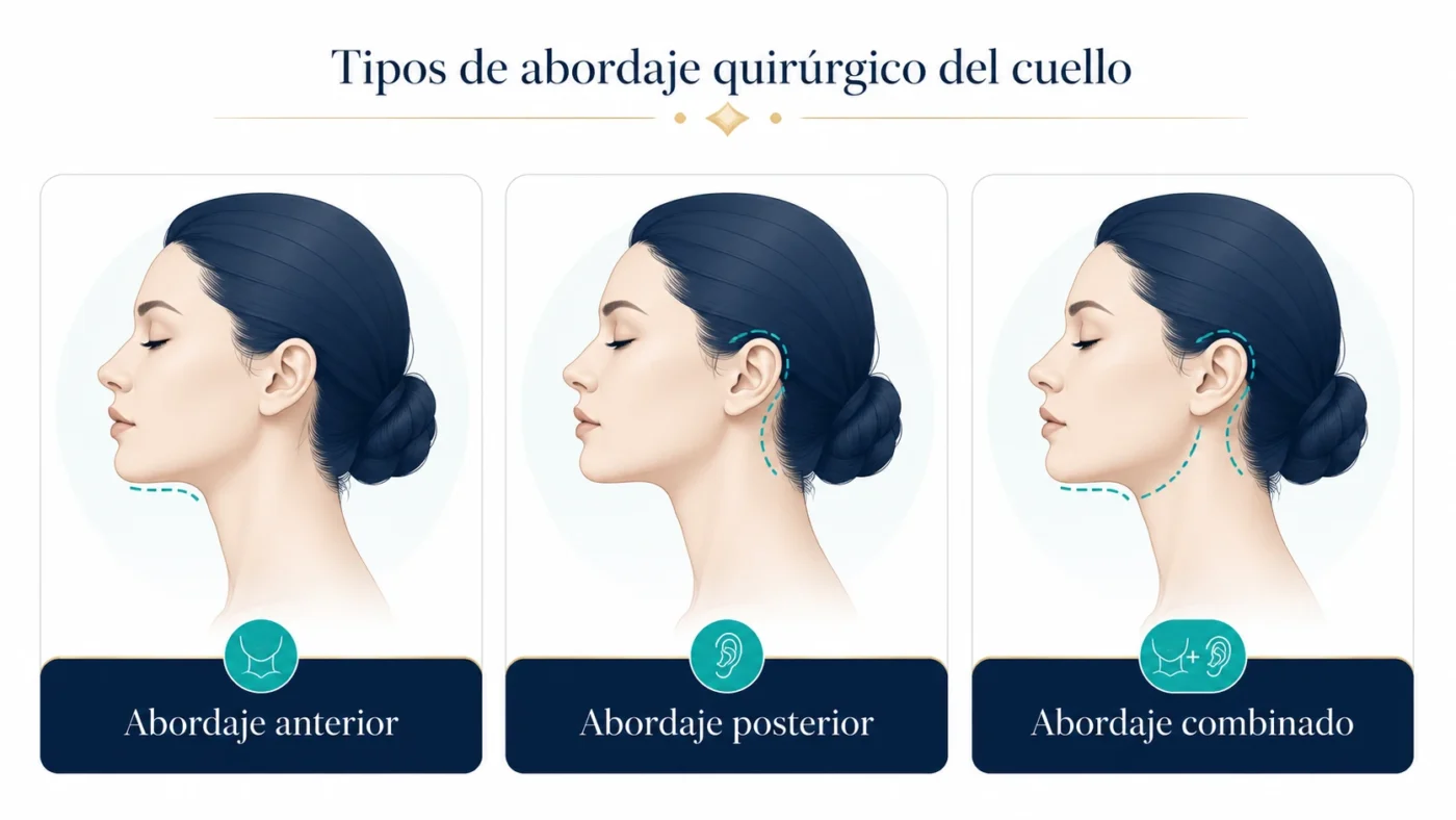 tipos de abordaje quirurgico del cuello - Dr David Delgado