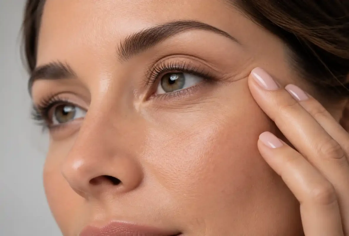 Contorno de ojos, líneas finas y pérdida de firmeza - con láser fotona en Medellín - Clínica Estética Be Dharma en Torre Médica Oviedo