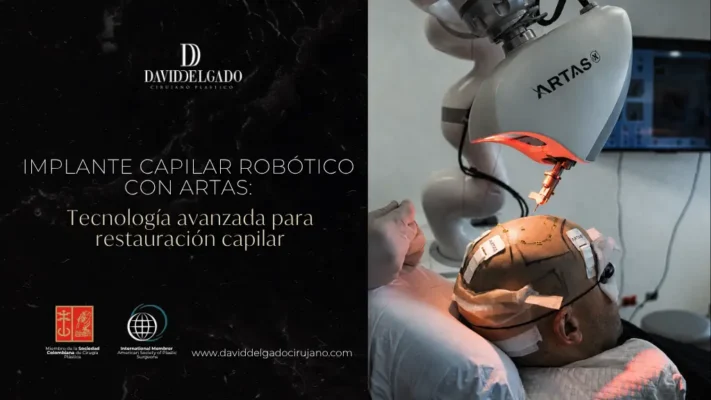 Implante capilar robotico con ARTAS - Dr. David Delgado - Be Dharma Hair - Medellín, Colombia