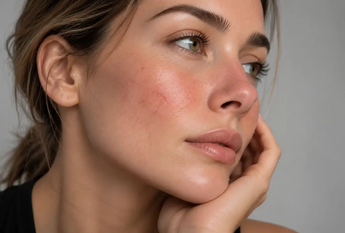 Rosácea y alteraciones vasculares - con láser fotona en Medellín - Clínica Estética Be Dharma