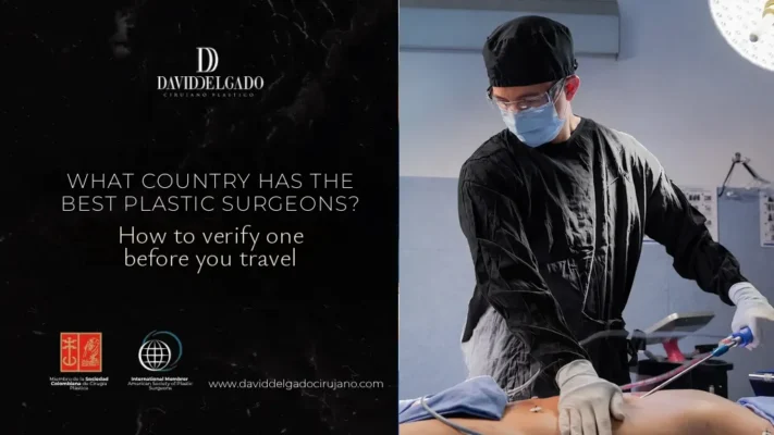 What country has the best plastic surgeons? How to verify one before you travel - Dr. David Delgado, plastic surgeon in Medellín, Colombia